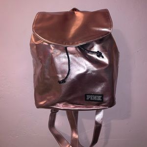 Metalic PINK mini backpack